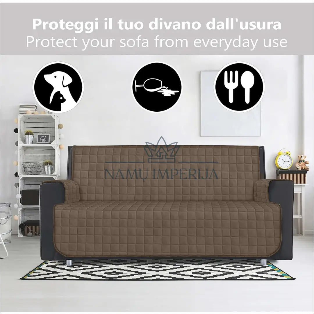 Fotelio užvalkalas DI9485 - €15 Save 50% __label:Pristatymas 1-2 d.d., color-ruda, kita, material-medvilne, notouch50