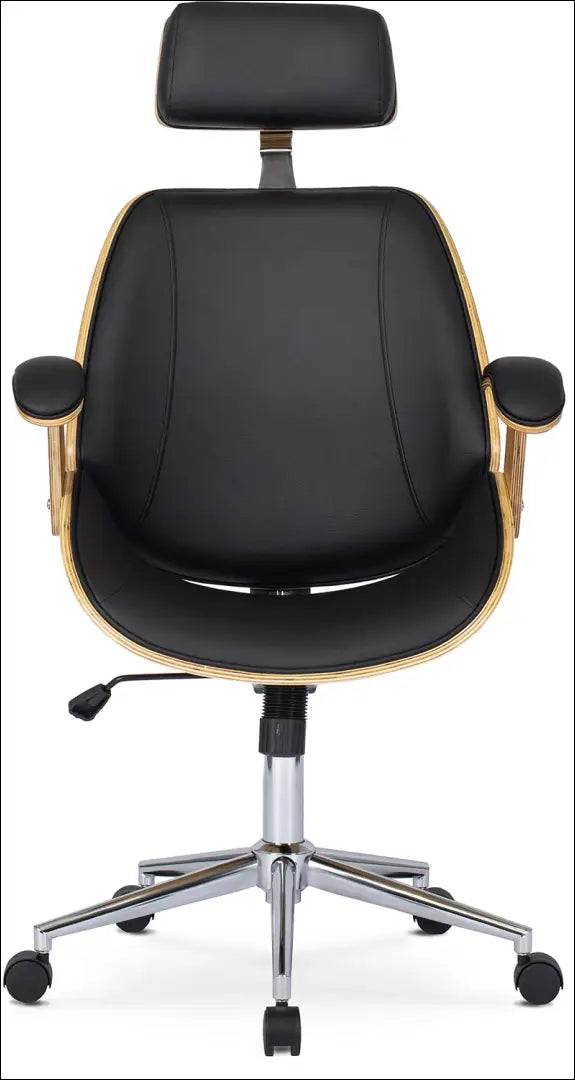 Fotelis iš eko odos juodos spalvos / ąžuolo TE090 - €170 Save 15% 100-200, __label:Pristatymas 5-14 d.d., elite,