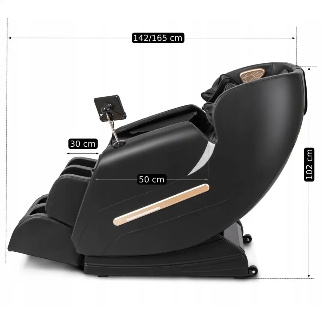 Fotelis iš eko odos juodos spalvos TE658 - €1,000 Save 15% __label:Pristatymas 5-14 d.d., elite, Fotele wypoczynkowe,