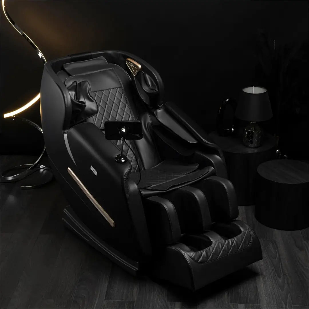 Fotelis iš eko odos juodos spalvos TE658 - €1,000 Save 15% __label:Pristatymas 5-14 d.d., elite, Fotele wypoczynkowe,