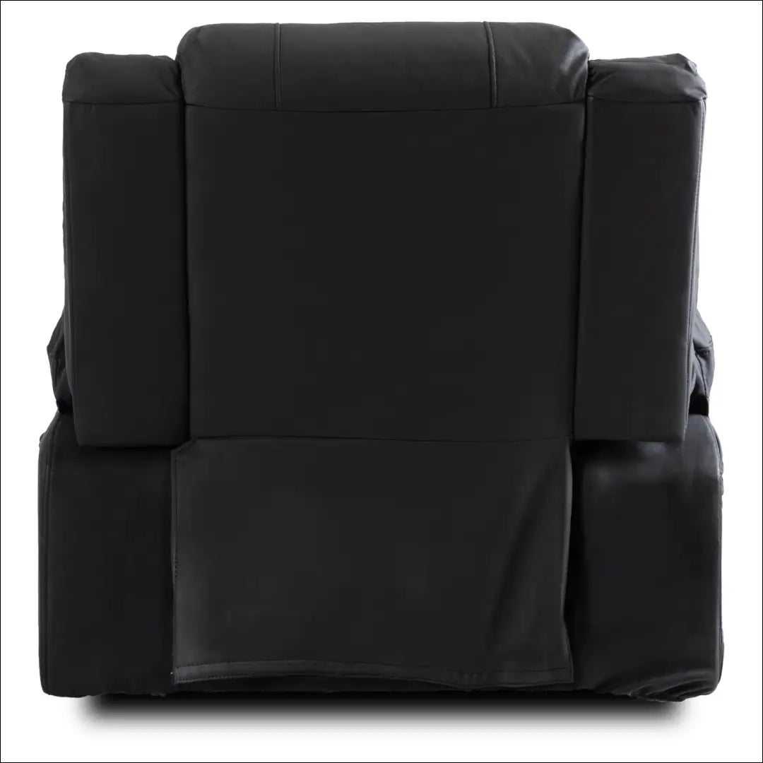 Fotelis išskleidžiamas iš eko odos juodos spalvos TE581 - €375 Save 15% __label:Pristatymas 5-14 d.d., elite, Fotele