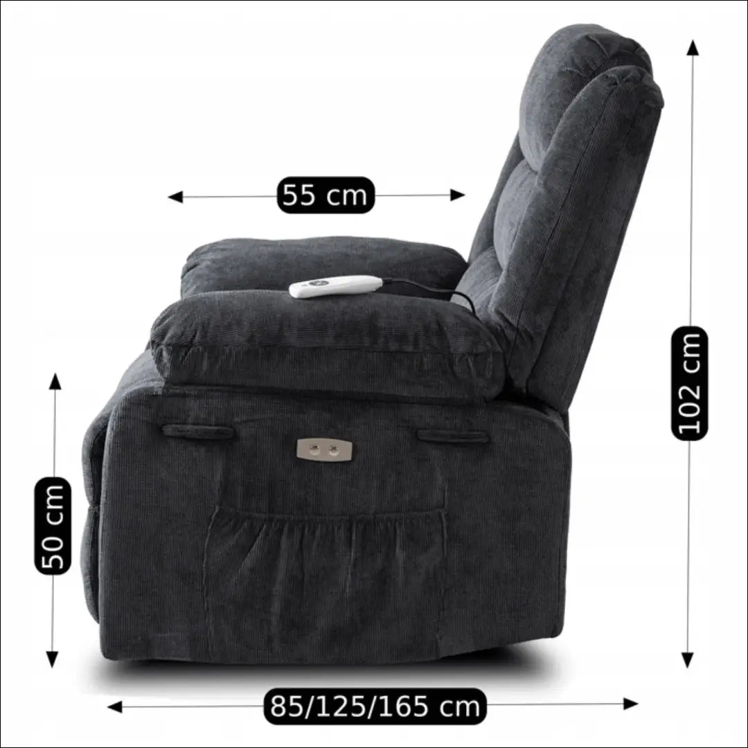 Fotelis išskleidžiamas su audiniu pilkos spalvos TE577 - €375 Save 15% __label:Pristatymas 5-14 d.d., elite, Fotele