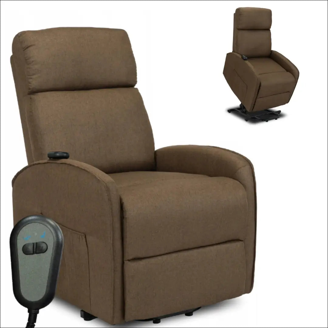 Fotelis išskleidžiamas su audiniu rudos spalvos TE743 - €279 Save 15% __label:Pristatymas 5-14 d.d., elite, Fotele