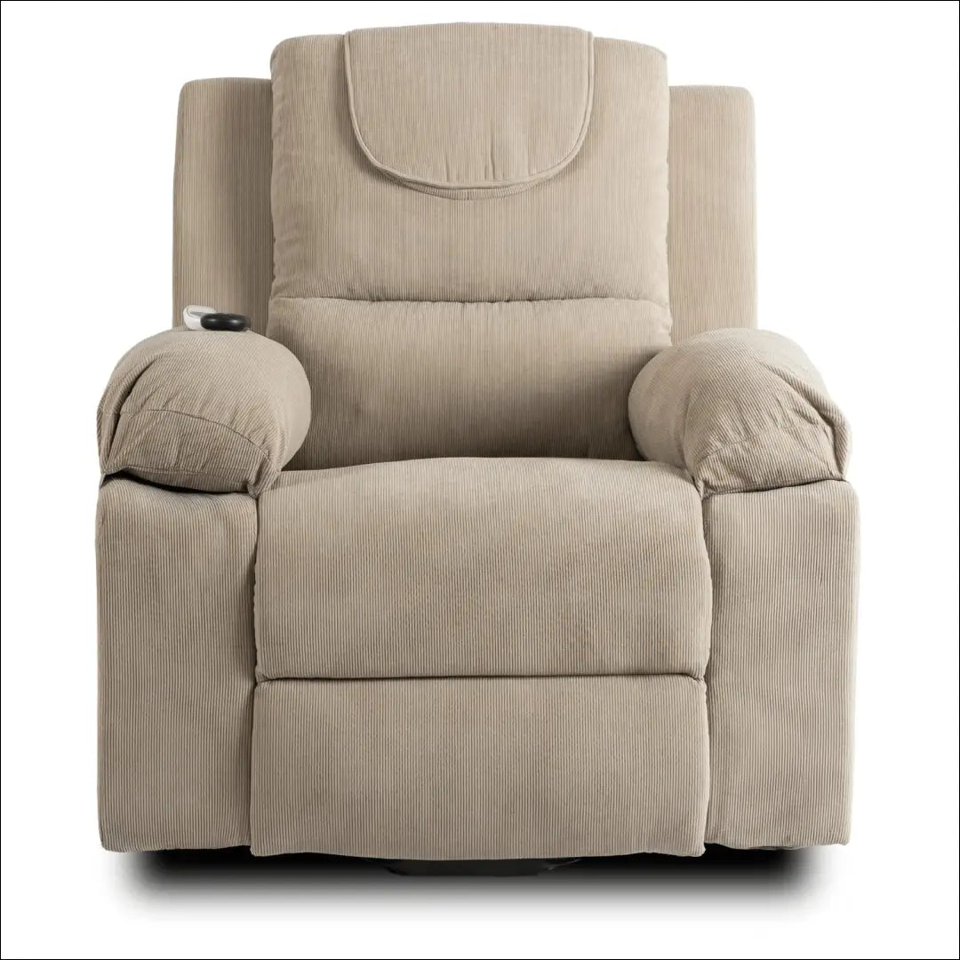 Fotelis išskleidžiamas su korduro audiniu smėlio spalvos TE671 - €445 Save 15% __label:Pristatymas 5-14 d.d., elite,