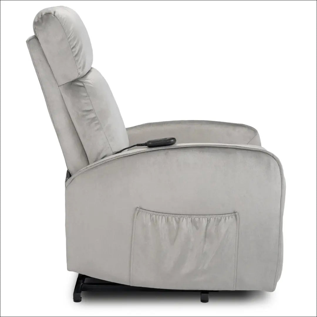 Fotelis išskleidžiamas su veliūro audiniu pilkos spalvos TE759 - €279 Save 15% __label:Pristatymas 5-14 d.d., elite,