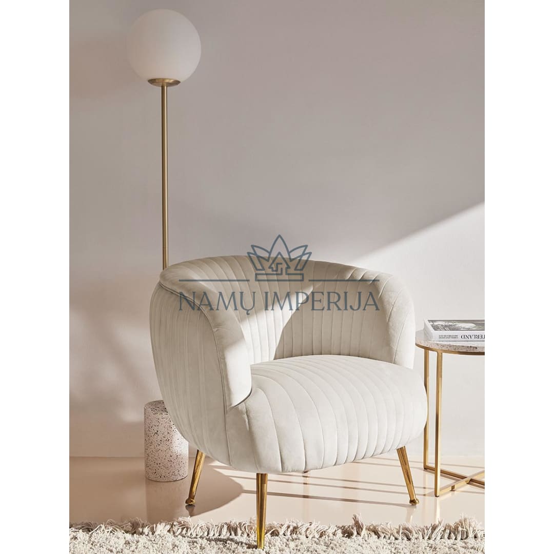 Fotelis MI295 - color-auksine, color-smelio, foteliai,