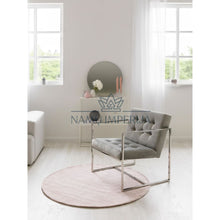 Įkelti vaizdą į galerijos rodinį, Fotelis MI323 - color-pilka, color-sidabrine, foteliai,
