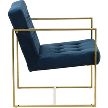Įkelti vaizdą į galerijos rodinį, Fotelis MI324 - color-auksine, color-melyna, foteliai,
