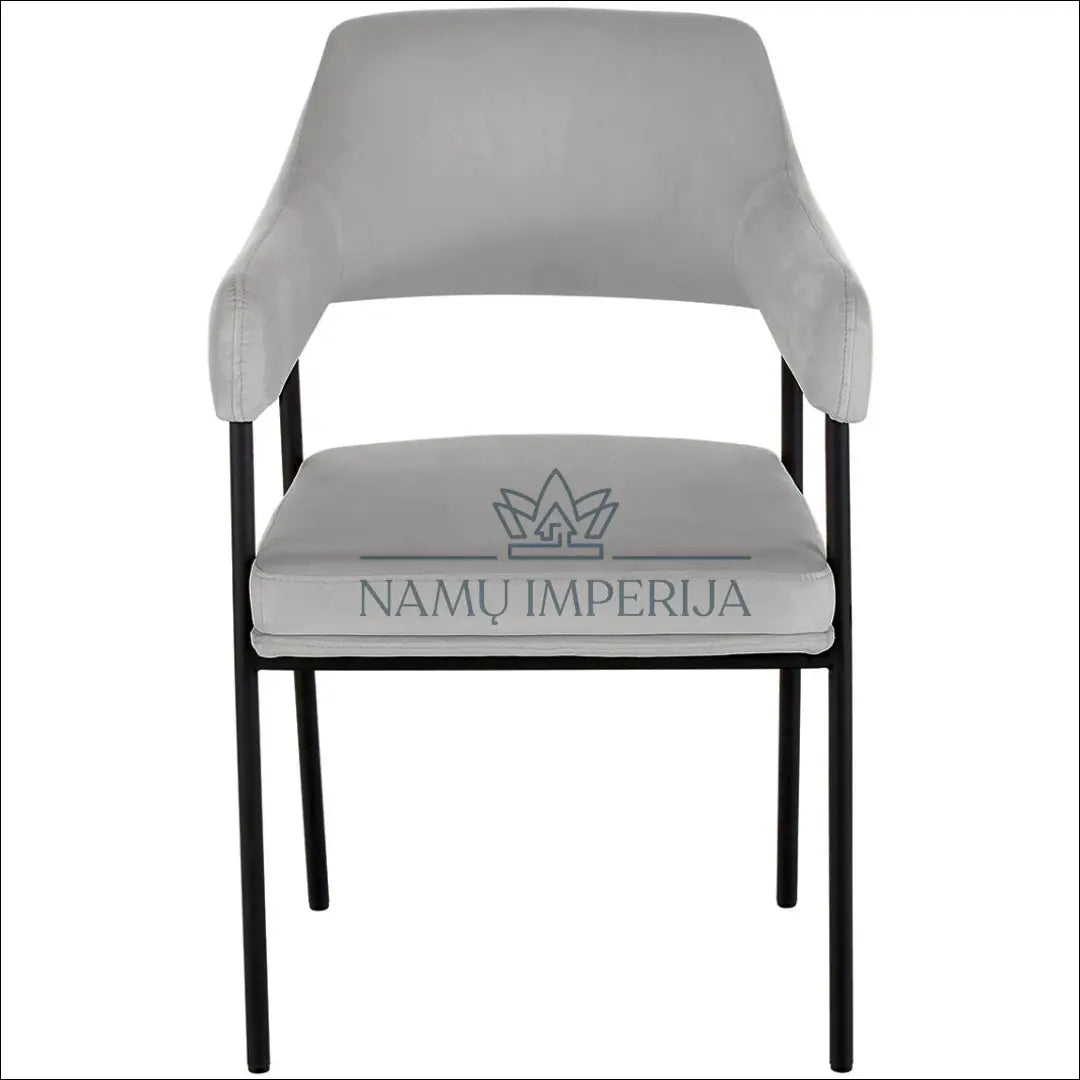 Fotelis MI358 - €90 Save 55% 50-100, color-juoda, color-pilka, foteliai, kedes-valgomojo Aksomas | Namų imperija