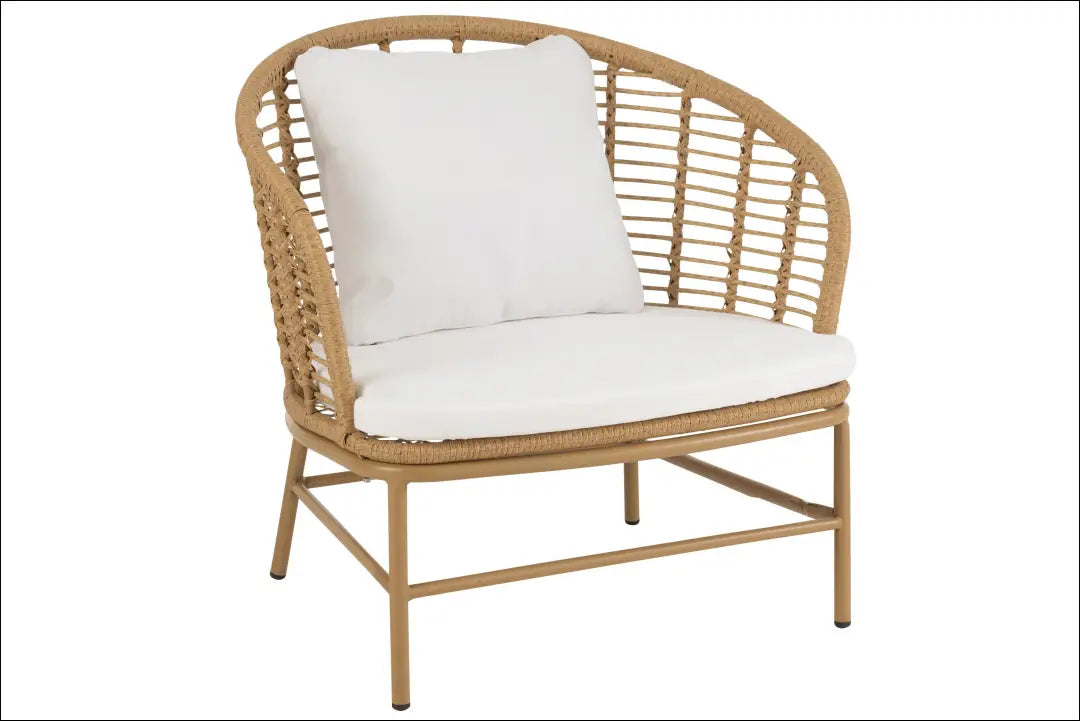 Fotelis MI459 - €258 Save 70% __label:Pristatymas 1-2 d.d., color-kremas, color-ruda, foteliai, material-dziutas Virš