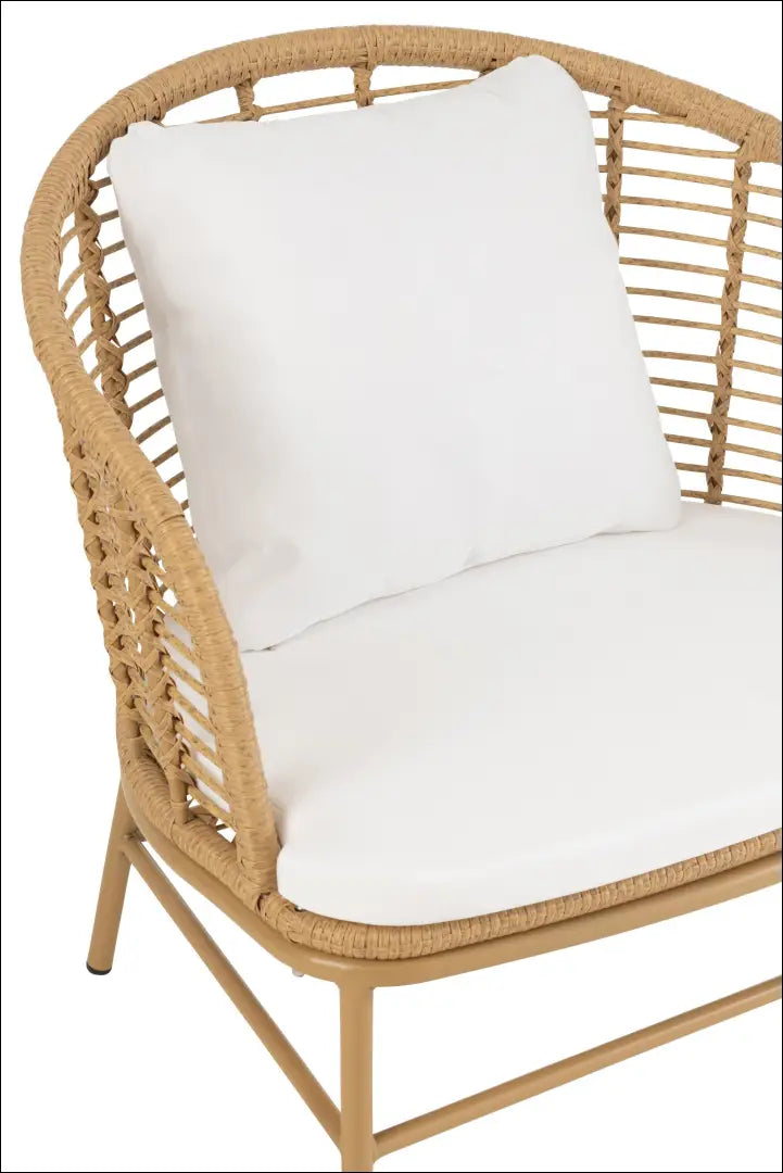 Fotelis MI459 - €258 Save 70% __label:Pristatymas 1-2 d.d., color-kremas, color-ruda, foteliai, material-dziutas Virš