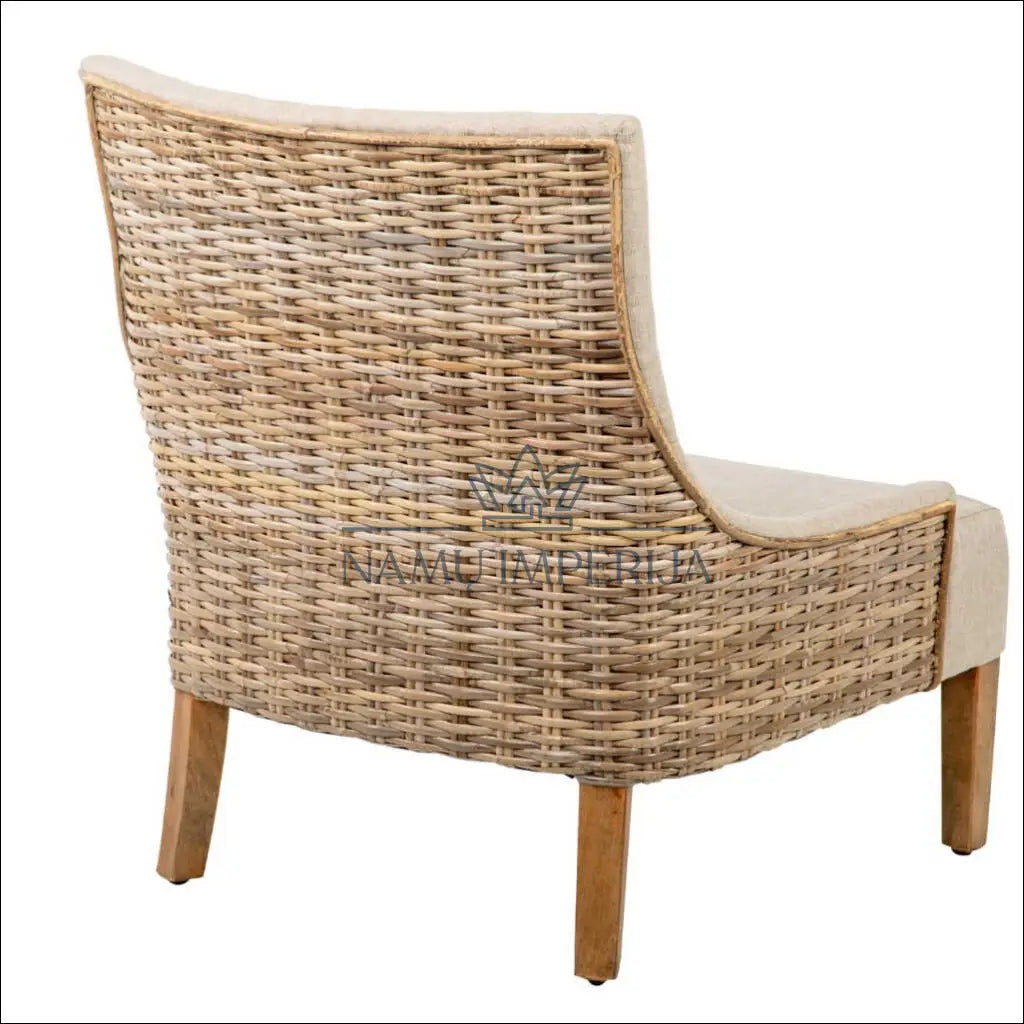 Fotelis MI513 - €376 Save 50% color-ruda, color-smelio, foteliai, material-linas, material-mediena Foteliai Fast