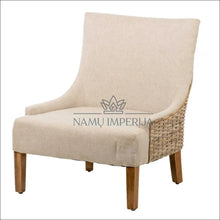 Augšupielādējiet attēlu galerijas skatā Fotelis MI513 - €376 Save 50% color-ruda, color-smelio, foteliai, material-linas, material-mediena Foteliai Fast
