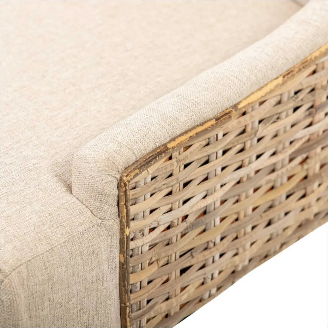 Fotelis MI513 - €225 Save 70% __label:Pristatymas 1-2 d.d., color-ruda, color-smelio, foteliai, material-linas Virš