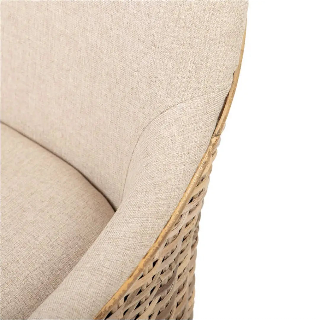 Fotelis MI513 - €225 Save 70% __label:Pristatymas 1-2 d.d., color-ruda, color-smelio, foteliai, material-linas Virš