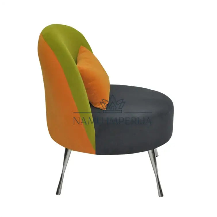 Fotelis MI530 - €120 Save 50% 100-200, color-oranzine, color-pilka, color-zalia, foteliai Aksomas | Namų imperija