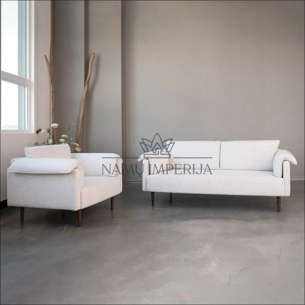 Fotelis MI541 - €405 Save 70% __label:Pristatymas 1-2 d.d., color-kremas, foteliai, material-gobelenas,