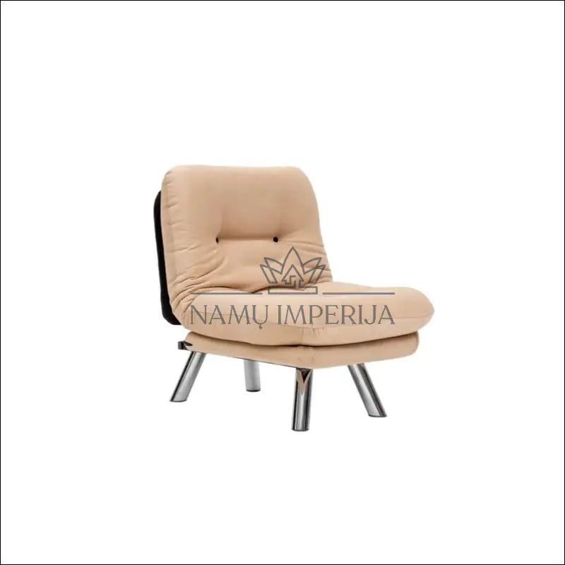 Fotelis MI620 - €178 Save 50% 100-200, __label:Pristatymas 1-2 d.d., color-kremas, foteliai, material-aksomas €100