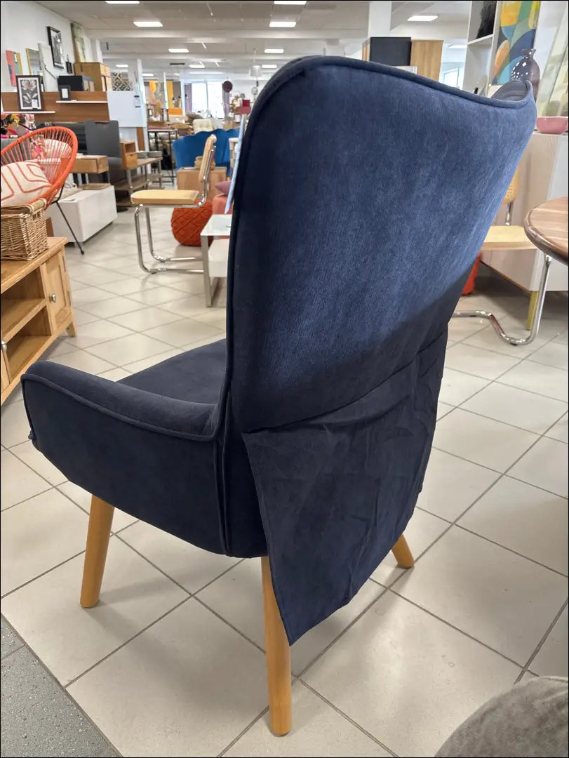 Fotelis MI705 - €145 Save 50% 100-200, __label:Pristatymas 1-2 d.d., color-melyna, foteliai, material-gobelenas €100