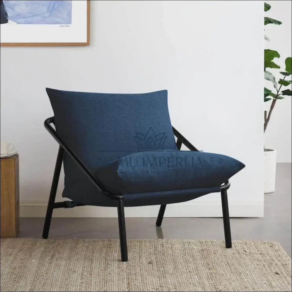 Fotelis MI732 - €75 Save 50% 50-100, __label:Pristatymas 1-2 d.d., color-melyna, foteliai, material-poliesteris €50