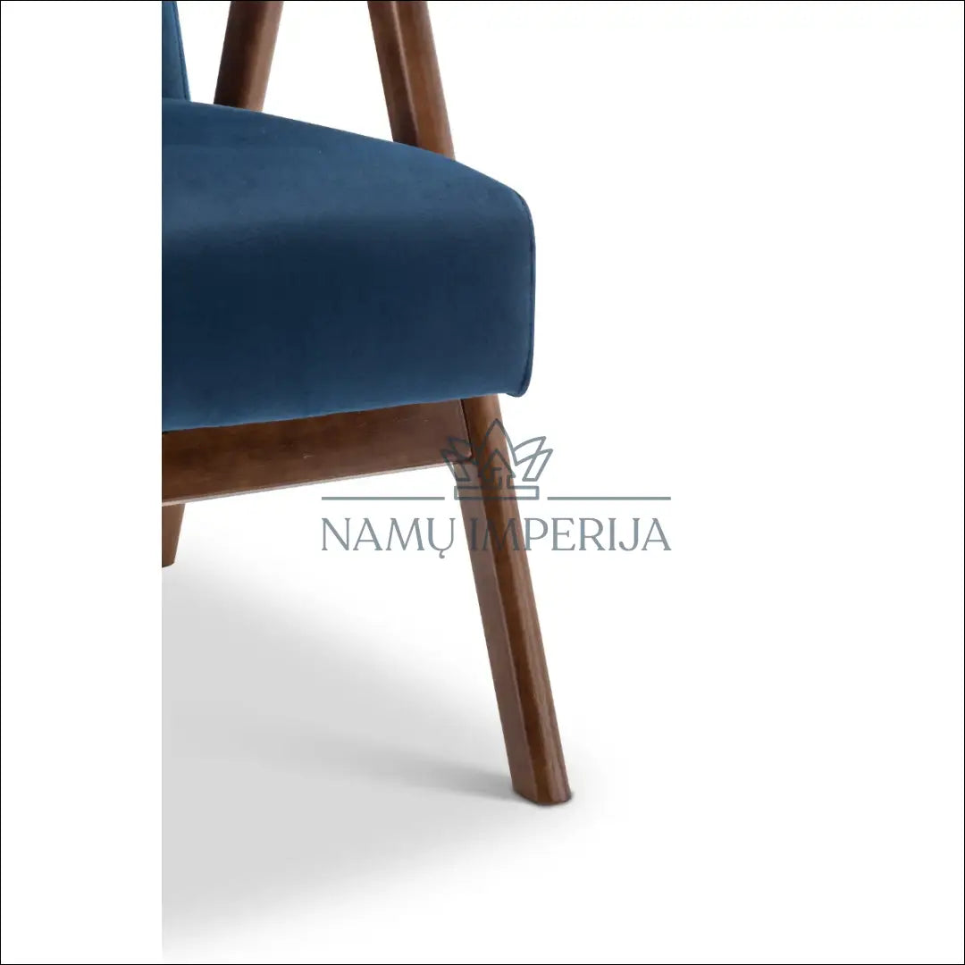 Fotelis MI736 - €124 Save 50% 100-200, __label:Pristatymas 1-2 d.d., color-melyna, foteliai, material-aksomas €100