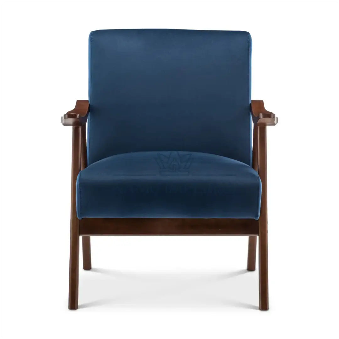 Fotelis MI736 - €124 Save 50% 100-200, __label:Pristatymas 1-2 d.d., color-melyna, foteliai, material-aksomas €100