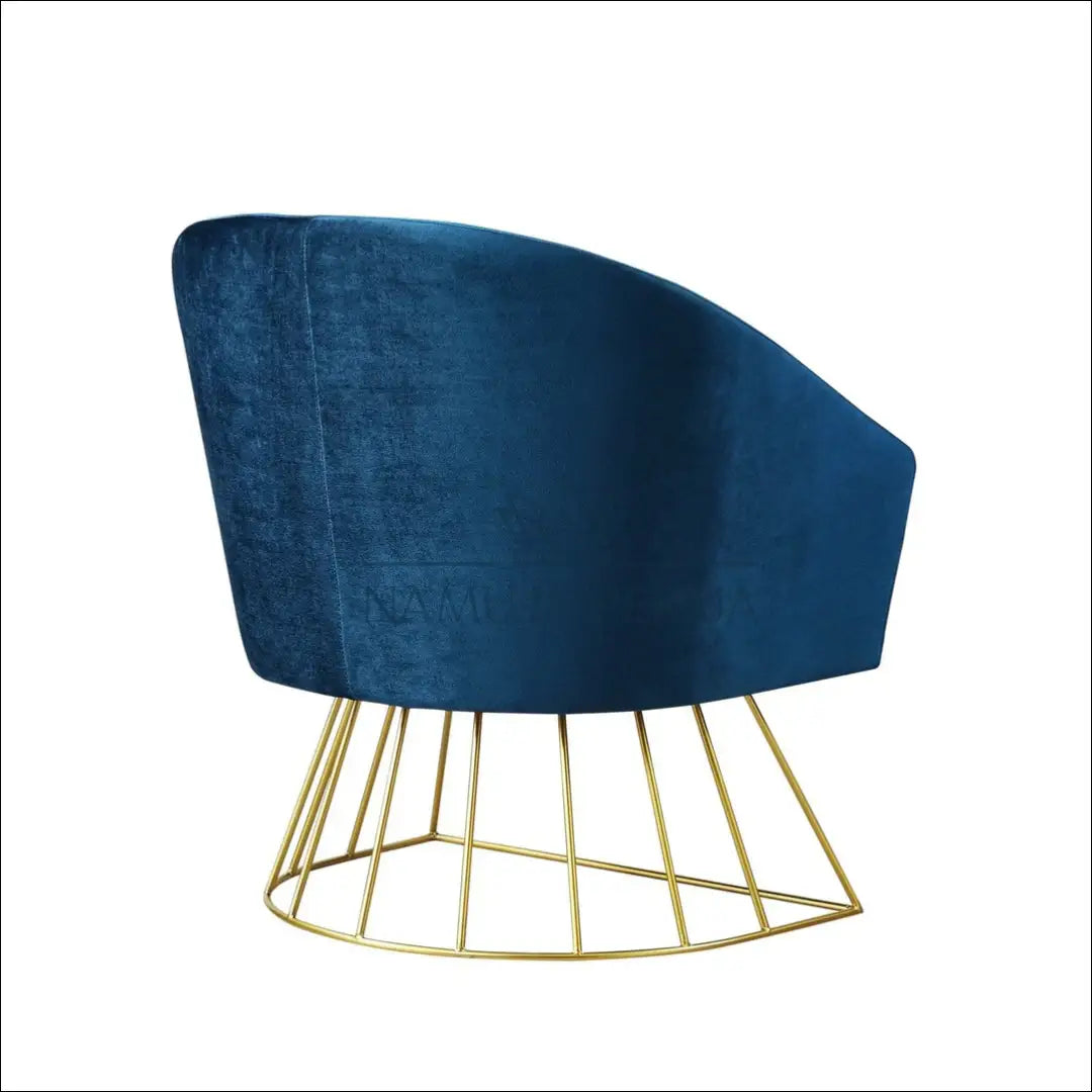 Fotelis MI750 - €133 Save 60% 100-200, __label:Pristatymas 1-2 d.d., color-auksine, color-melyna, foteliai €100 to €200