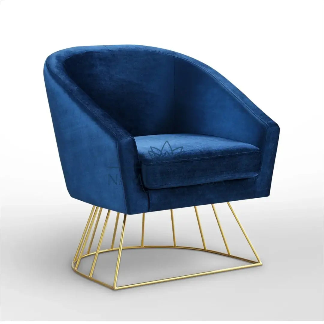 Fotelis MI750 - €133 Save 60% 100-200, __label:Pristatymas 1-2 d.d., color-auksine, color-melyna, foteliai €100 to €200