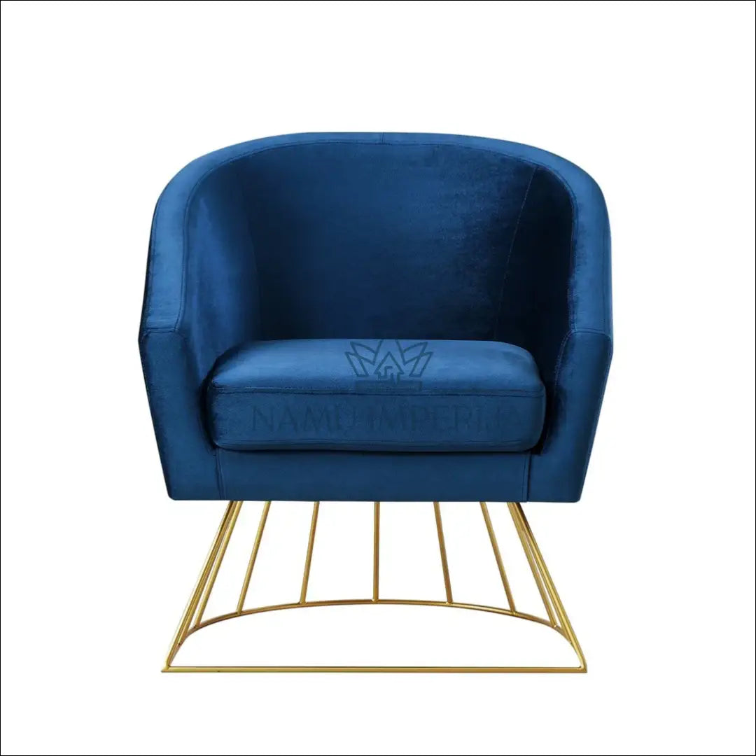 Fotelis MI750 - €133 Save 60% 100-200, __label:Pristatymas 1-2 d.d., color-auksine, color-melyna, foteliai €100 to €200