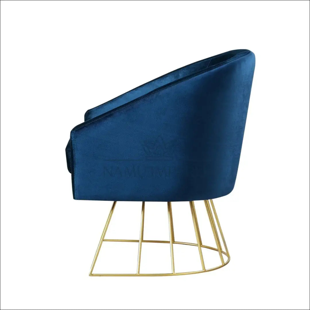 Fotelis MI750 - €133 Save 60% 100-200, __label:Pristatymas 1-2 d.d., color-auksine, color-melyna, foteliai €100 to €200