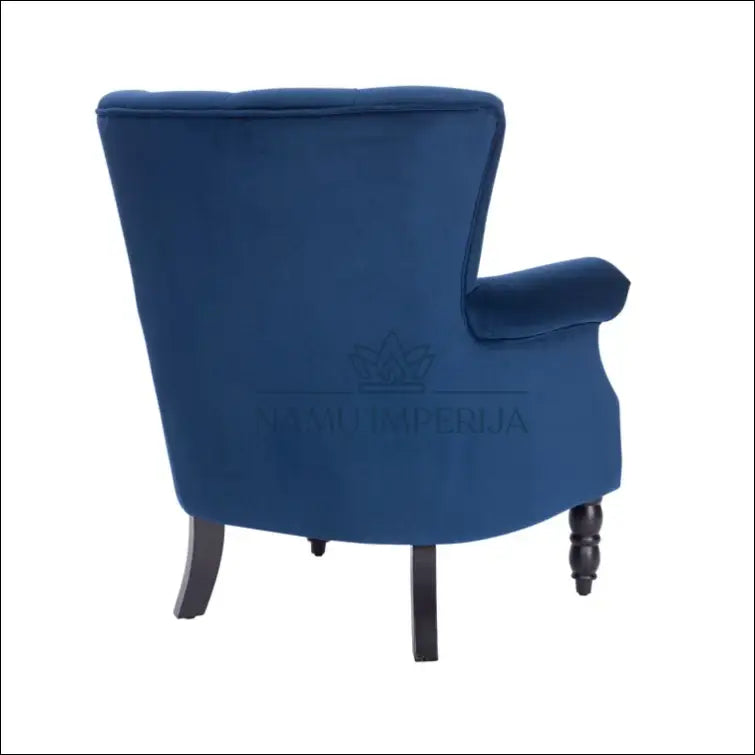 Fotelis MI751 - €149 Save 65% 100-200, __label:Pristatymas 1-2 d.d., color-melyna, foteliai, material-aksomas €100