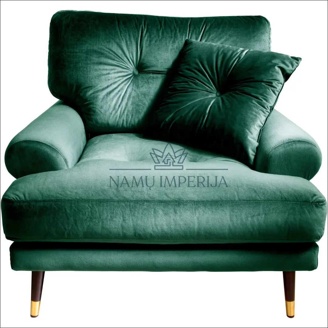 Fotelis MI796 - €249 Save 50% __label:Pristatymas 1-2 d.d., color-zalia, foteliai, material-aksomas, minksti Virš €200