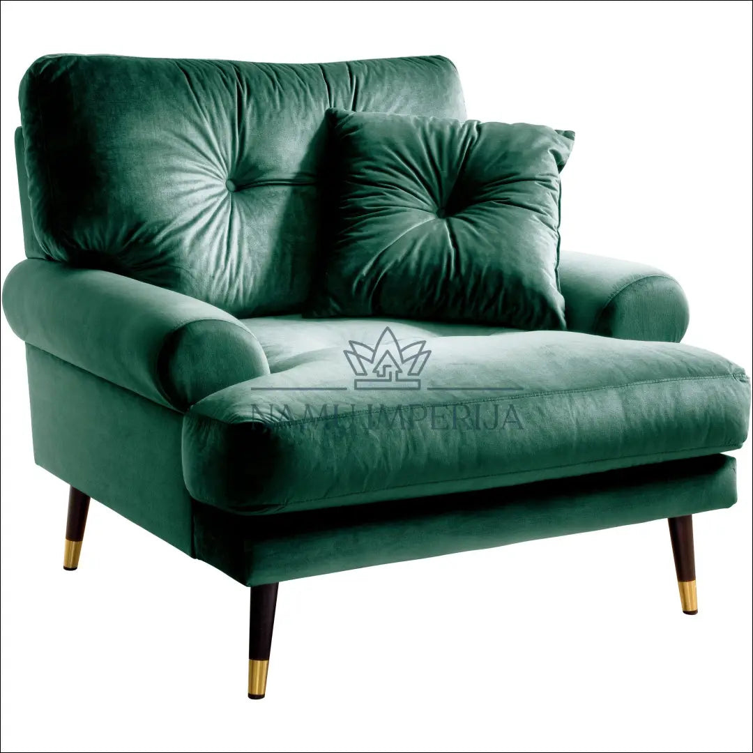 Fotelis MI796 - €249 Save 50% __label:Pristatymas 1-2 d.d., color-zalia, foteliai, material-aksomas, minksti Virš €200