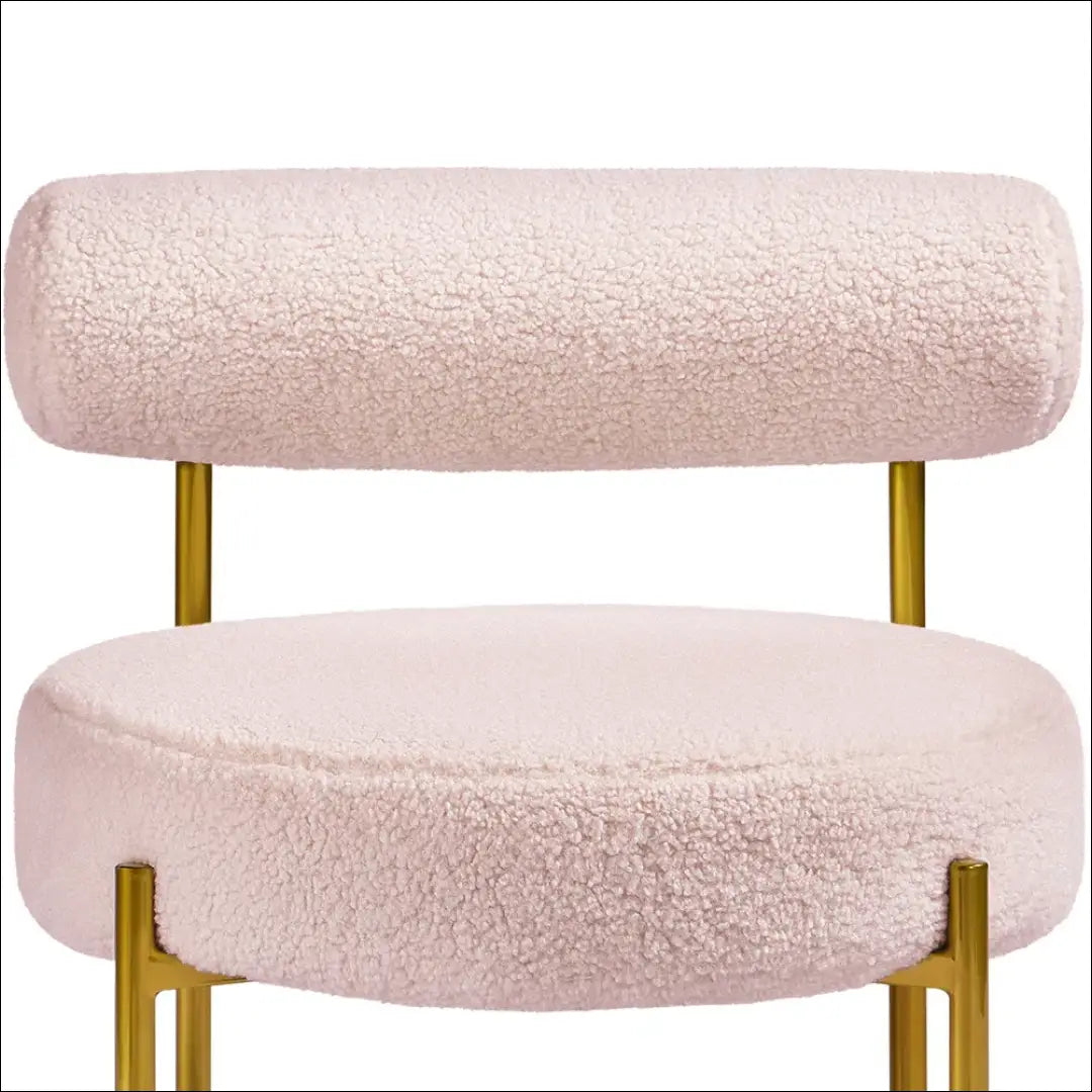 Fotelis MI845 - €92 Save 50% 50-100, __label:Pristatymas 1-2 d.d., boucle, color-auksine, color-rozine €50 to €100