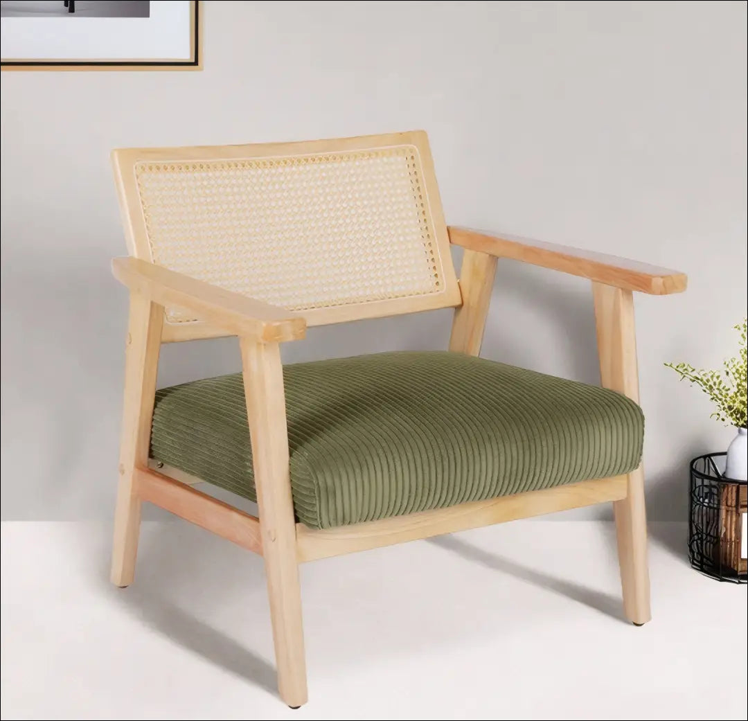 Fotelis MI979 - €120 Save 50% 100-200, __label:Pristatymas 1-2 d.d., color-ruda, color-zalia, foteliai Armchairs | Namų