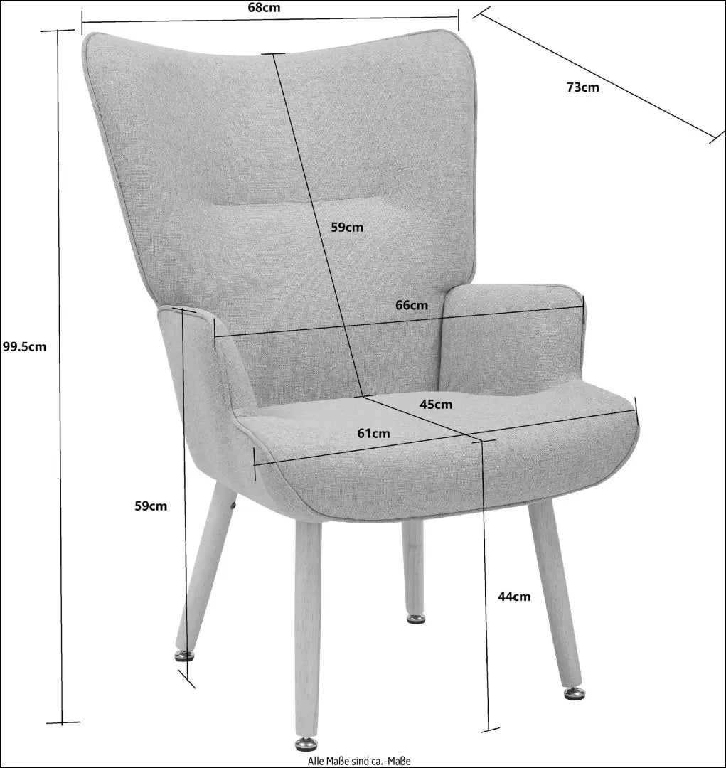 Fotelis MI982 - €115 Save 50% 100-200, __label:Pristatymas 1-2 d.d., color-kremas, foteliai, material-gobelenas