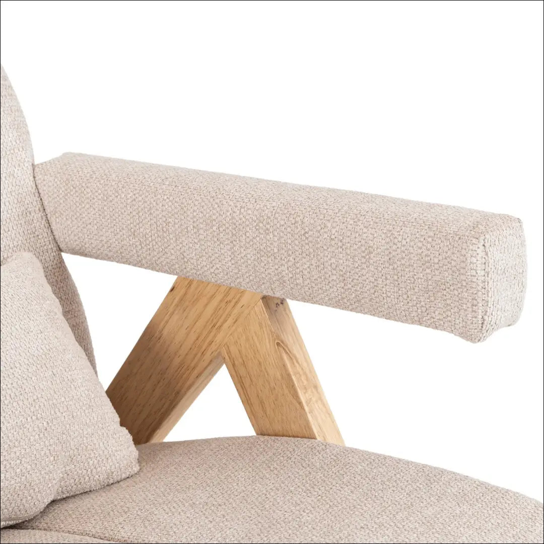 Fotelis smėlio/ąžuolo spalvos TE2461 - €224.94 Save 15% __label:Pristatymas 5-14 d.d., Newelite Naujausi produktai