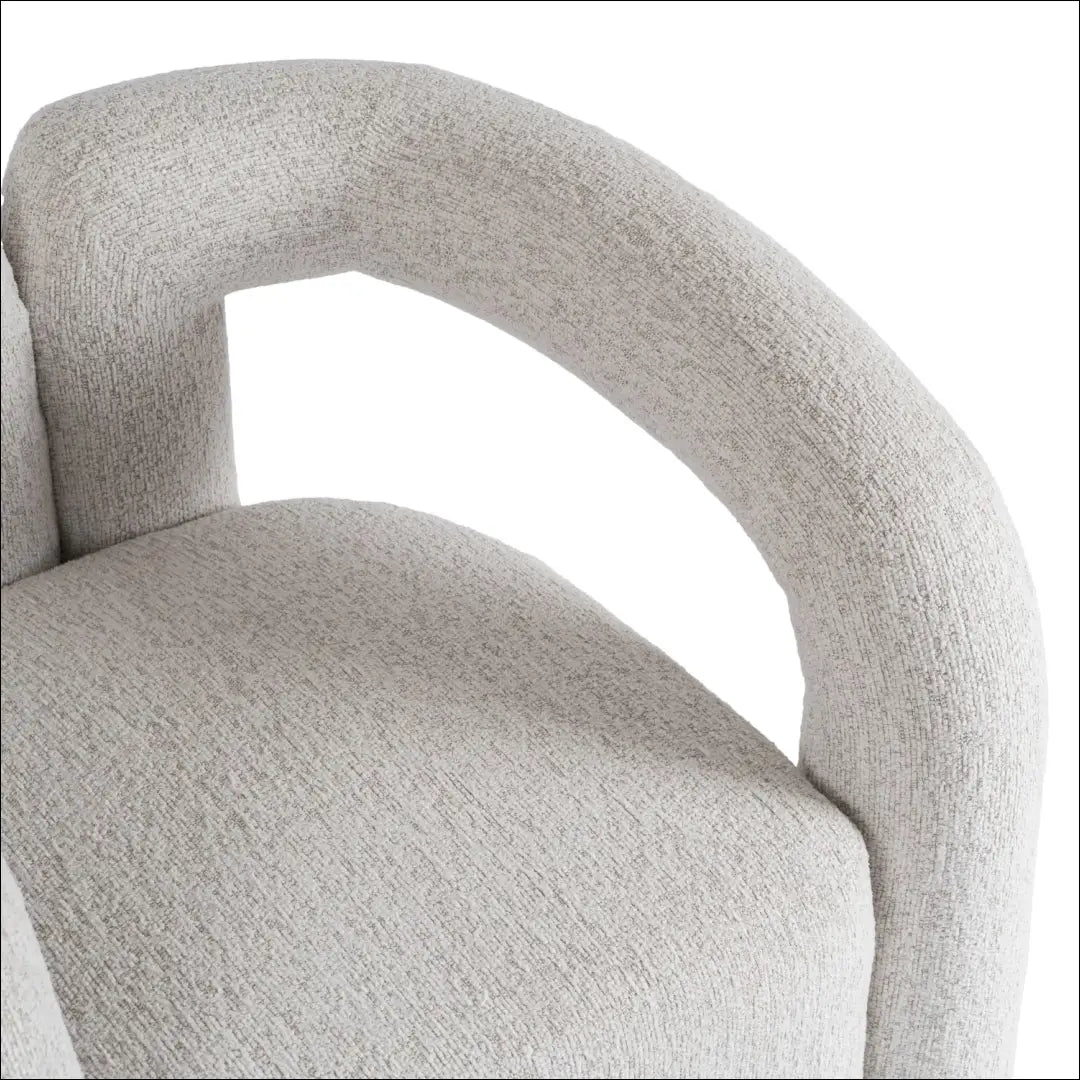 Fotelis su buklė audinio audiniu pilkos spalvos TE851 - €207 Save 15% __label:Pristatymas 5-14 d.d., elite, over-200,