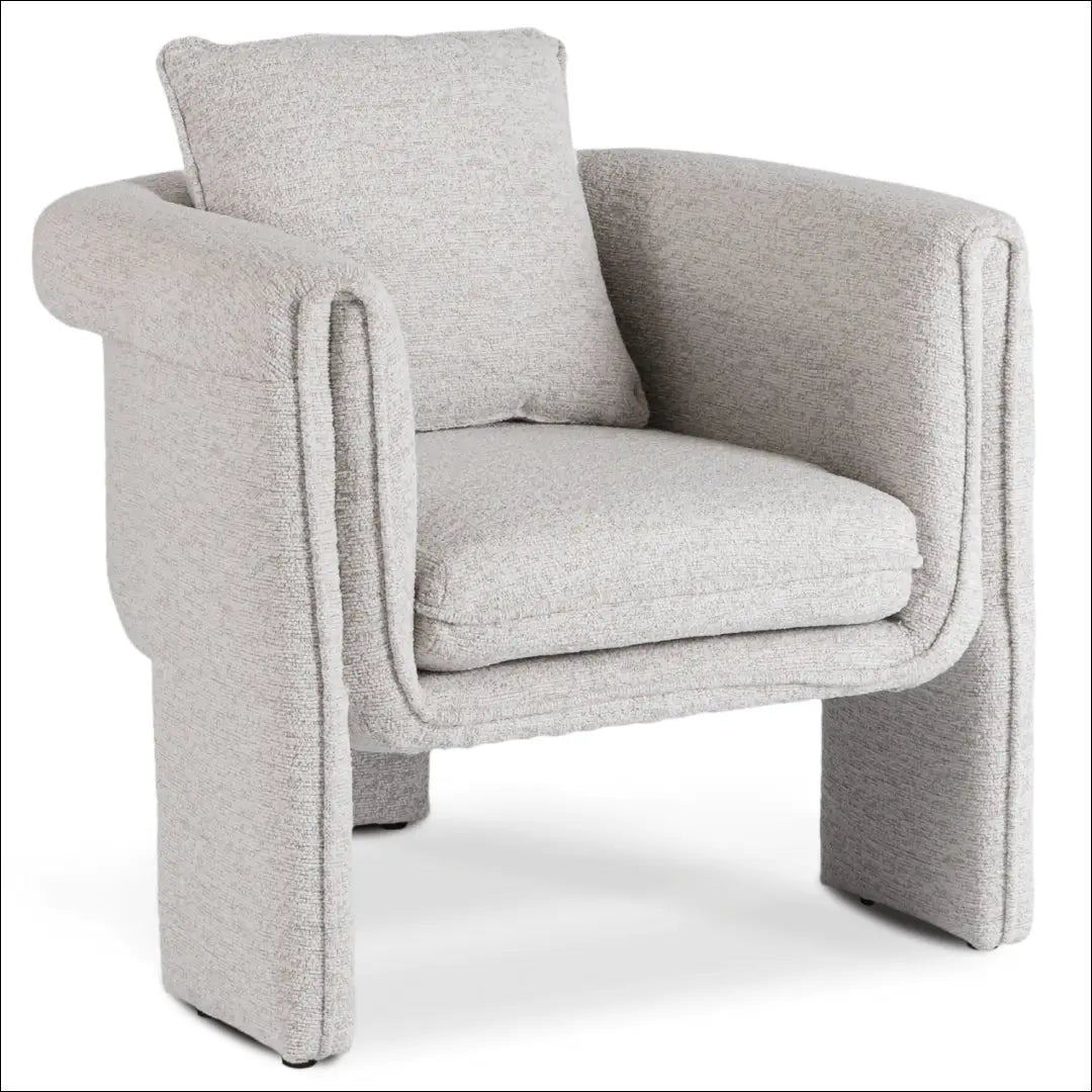 Fotelis su buklė audinio audiniu pilkos spalvos TE861 - €277 Save 15% __label:Pristatymas 5-14 d.d., elite, over-200,