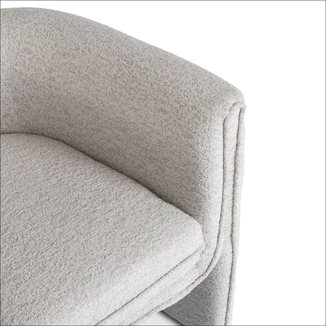 Fotelis su buklė audinio audiniu pilkos spalvos TE861 - €277 Save 15% __label:Pristatymas 5-14 d.d., elite, over-200,