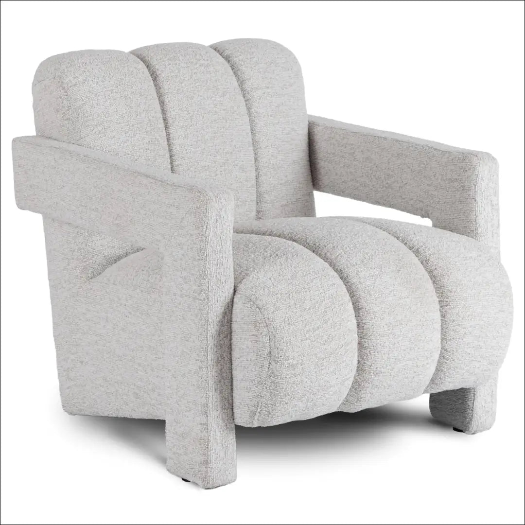 Fotelis su buklė audinio audiniu pilkos spalvos TE862 - €236 Save 15% __label:Pristatymas 5-14 d.d., elite, over-200,