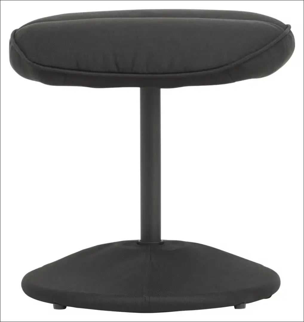 Fotelis su kojų kėdute MI898 - €125 Save 50% 100-200, __label:Pristatymas 1-2 d.d., color-juoda, foteliai,