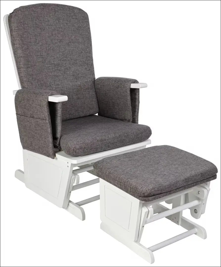 Fotelis su kojų kėdute MI906 - €140 Save 50% 100-200, __label:Pristatymas 1-2 d.d., color-balta, color-pilka, foteliai