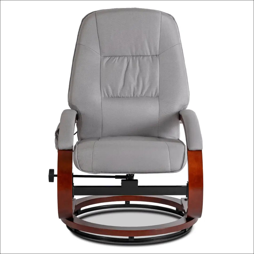 Fotelis su šildymo funkcija audiniu pilkos spalvos TE751 - €277 Save 15% __label:Pristatymas 5-14 d.d., elite,