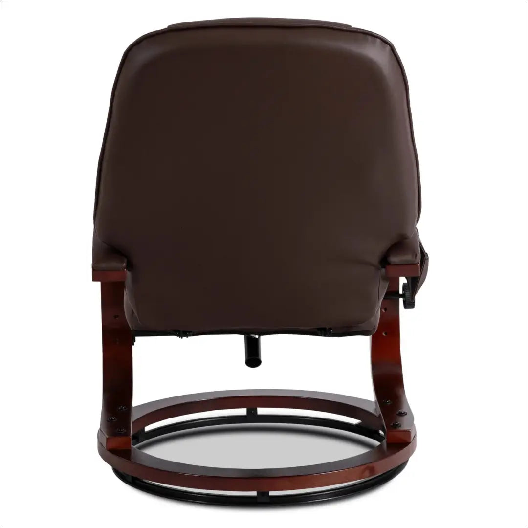 Fotelis su šildymo funkcija iš eko odos rudos spalvos TE748 - €277 Save 15% __label:Pristatymas 5-14 d.d., elite,