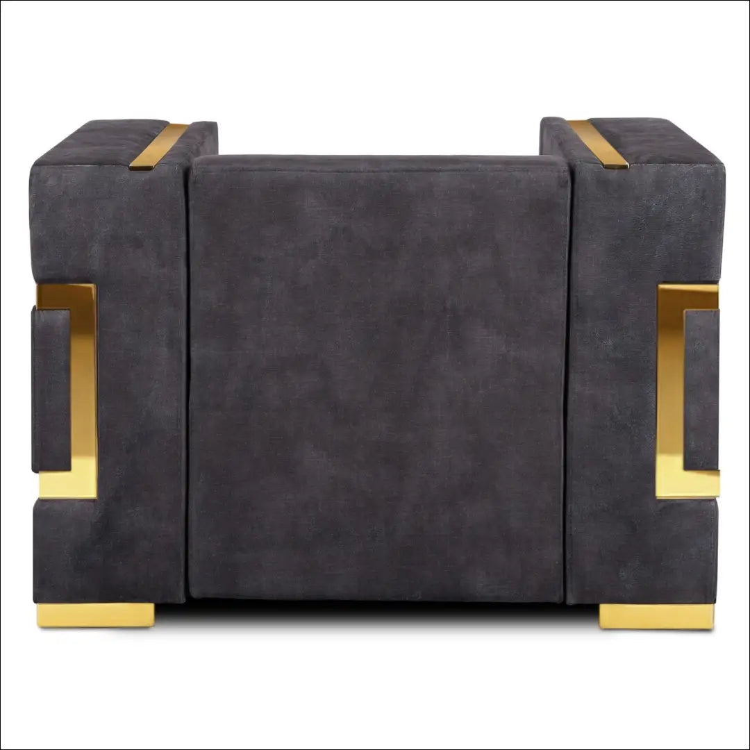 Fotelis su veliūro audiniu juodos spalvos / auksinės TE1061 - €718 Save 15% __label:Pristatymas 5-14 d.d., elite,