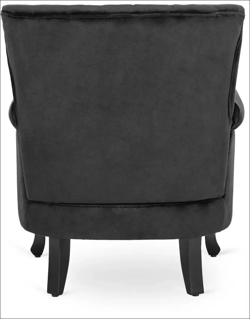Fotelis su veliūro audiniu juodos spalvos TE141 - €194 Save 15% 100-200, __label:Pristatymas 5-14 d.d., elite, Fotele
