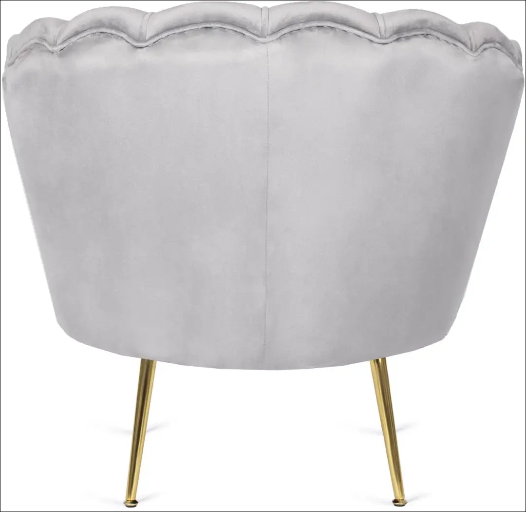 Fotelis su veliūro audiniu pilkos spalvos TE112 - €186 Save 15% 100-200, __label:Pristatymas 5-14 d.d., elite,