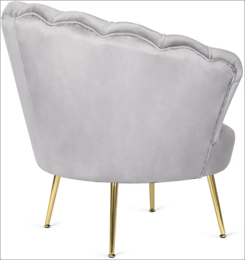 Fotelis su veliūro audiniu pilkos spalvos TE112 - €186 Save 15% 100-200, __label:Pristatymas 5-14 d.d., elite,