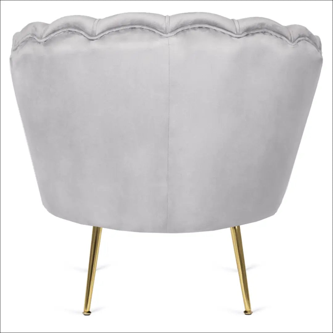 Fotelis su veliūro audiniu pilkos spalvos TE599 - €239 Save 15% __label:Pristatymas 5-14 d.d., elite, over-200,